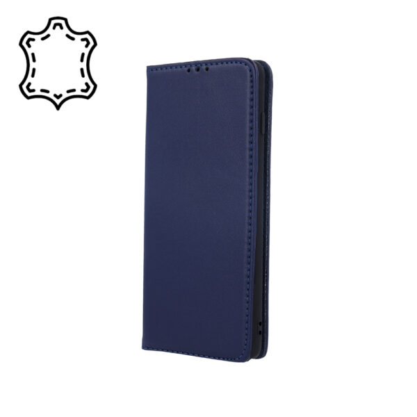 Genuine Leather Smart Pro for Samsung Galaxy A16 4G / A16 5G navy blue