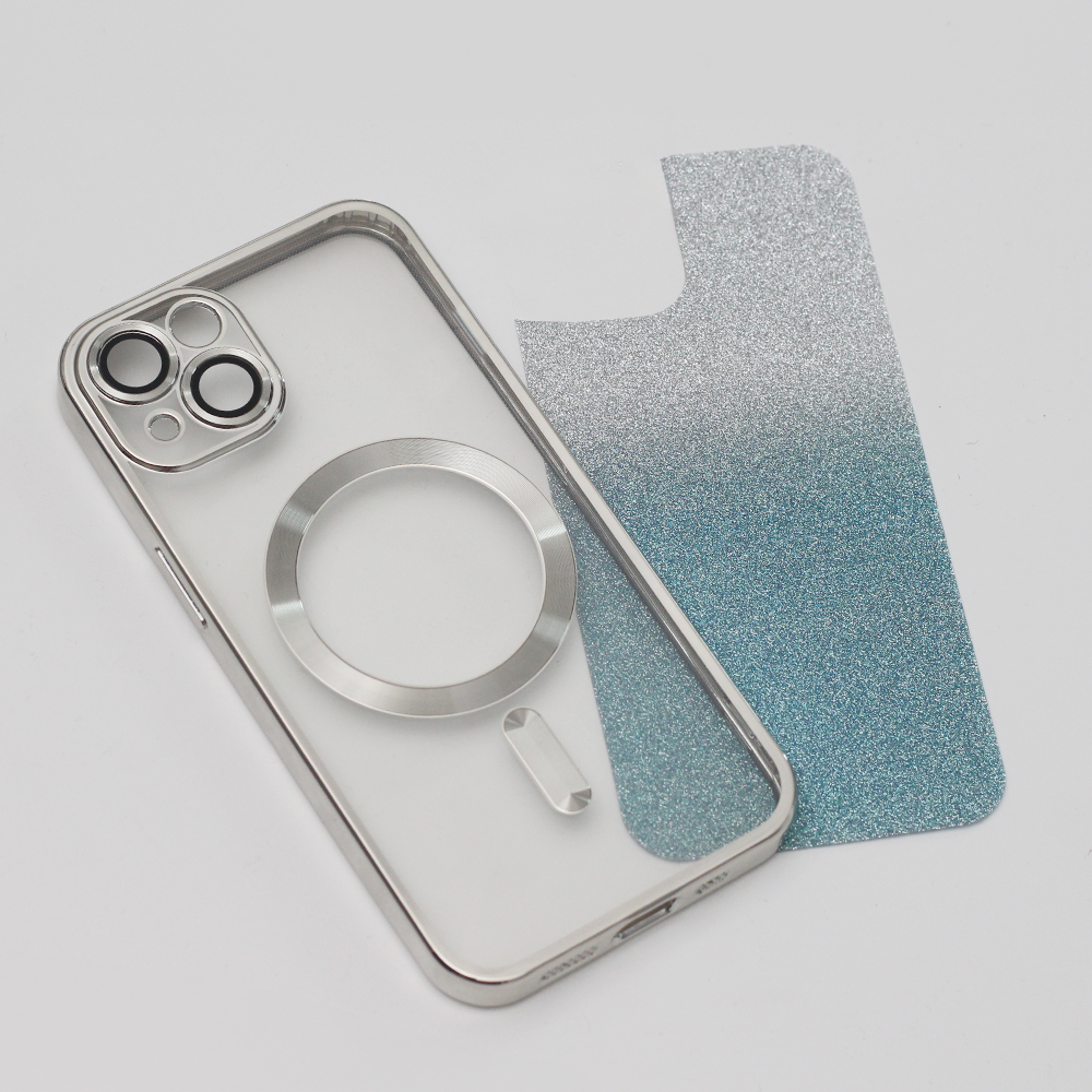 333801_oryg Glitter Chrome Mag case for iPhone 15 Plus 6,7 silver gradient - Image 7