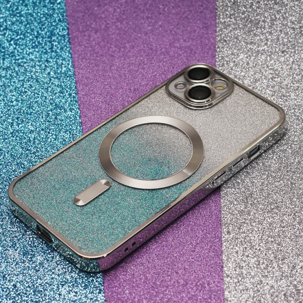 333803_oryg Glitter Chrome Mag case for iPhone 15 Plus 6,7 silver gradient - Image 9