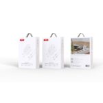 XO wall charger CE15 PD 20W 1x USB-C white + USB-C - Lightning cable - Image 4