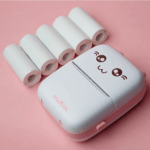 Maxlife BT thermal printer MXTP-100 pink - Image 3