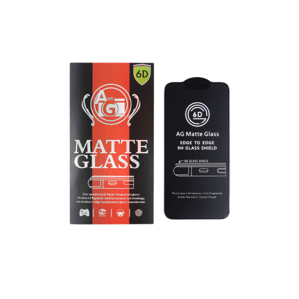 Tempered glass 6D matte for iPhone 13 / 13 Pro 6,1´´ / 14 / 16e 6,1
