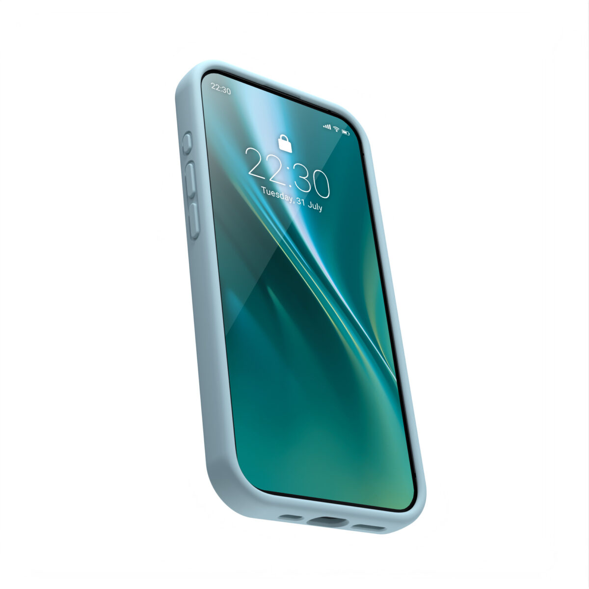 Etteri Silicone case for Samsung Galaxy S23 light blue - Image 8