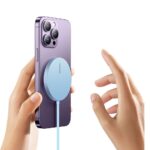 Baseus wireless charger Simple Mini 3 15W galaxy blue - Image 4