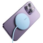 Baseus wireless charger Simple Mini 3 15W galaxy blue - Image 5