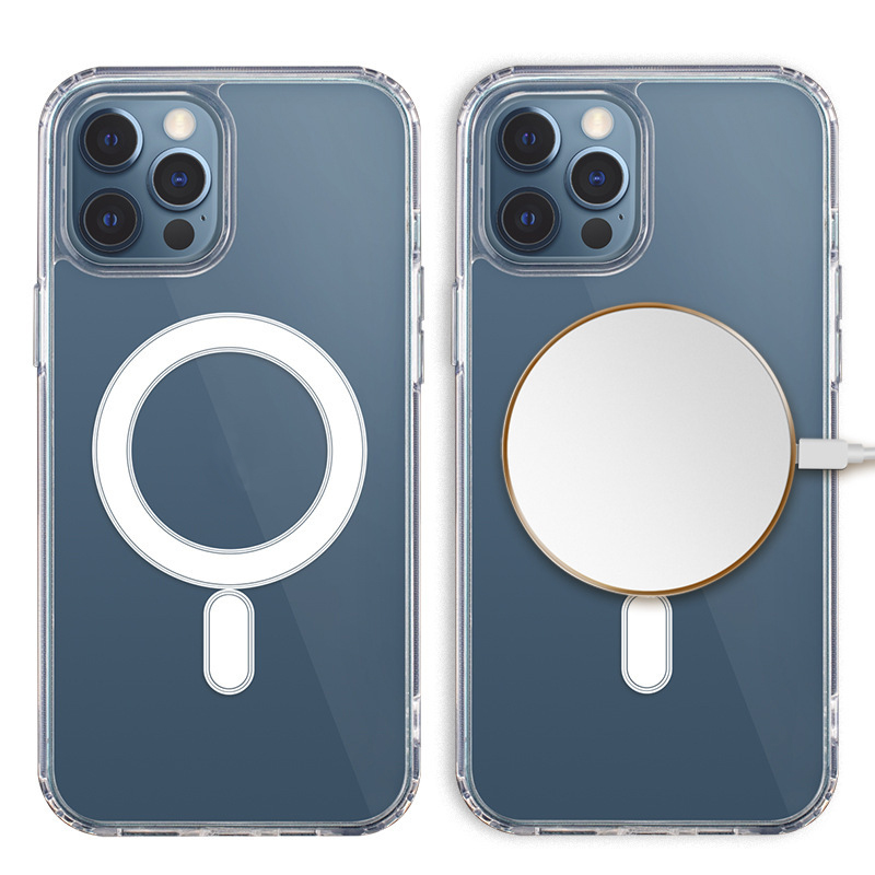 401667_oryg-2 Anti Shock 1,5 mm Mag case for iPhone 16e transparent big hole - Image 5