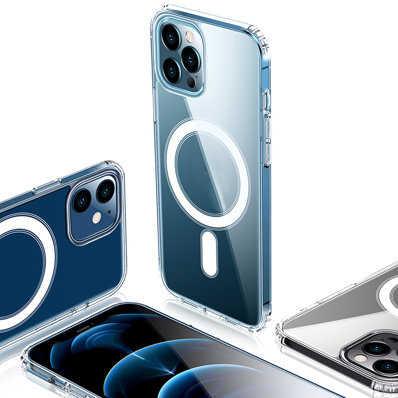 401668_oryg-2 Anti Shock 1,5 mm Mag case for iPhone 16e transparent big hole - Image 6