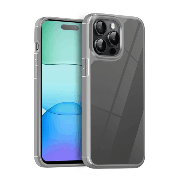 Color Shock case for iPhone 15 6,1 grey