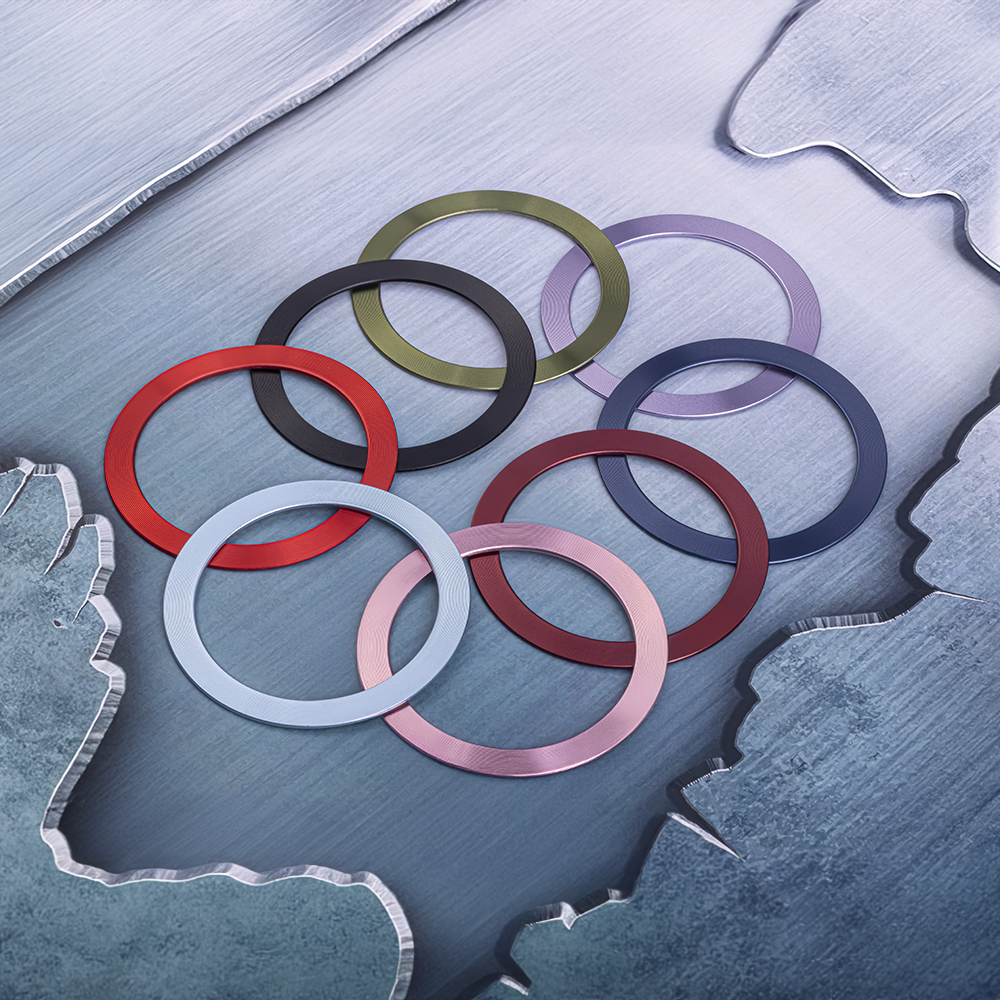 411368_oryg Metal Ring (2 in set) light blue - Image 7