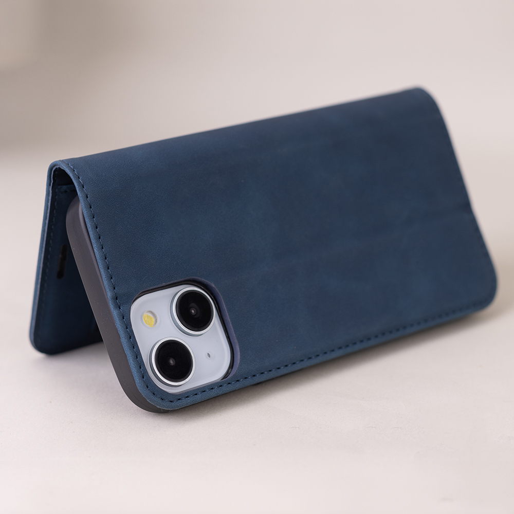412002_oryg Smart Suede case for Samsung Galaxy A16 4G / A16 5G navy blue - Image 6
