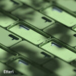 Etteri Silicone case for Samsung Galaxy S25 light green - Image 9