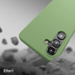 Etteri Silicone case for Samsung Galaxy S25 light green - Image 10