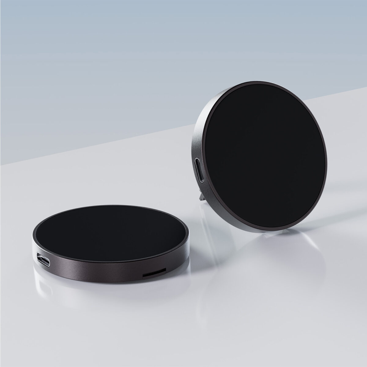 Allity AWC-210-15WMS wireless charger 15W graphite 2in1 - Image 6