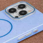Glitter Thin Mag case for iPhone 16e blue - Image 4