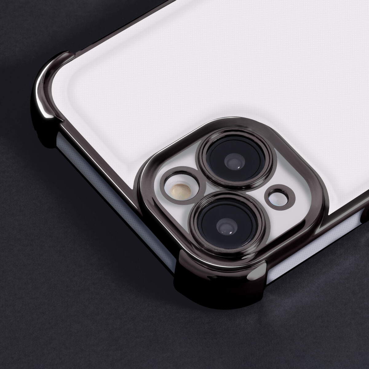Anti Shock Chrome case for Samsung Galaxy S25 black - Image 5