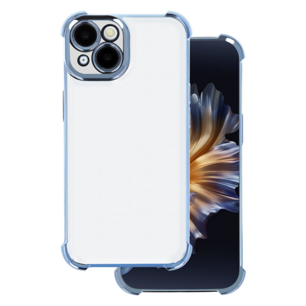 Anti Shock Chrome case for Samsung Galaxy S25 blue