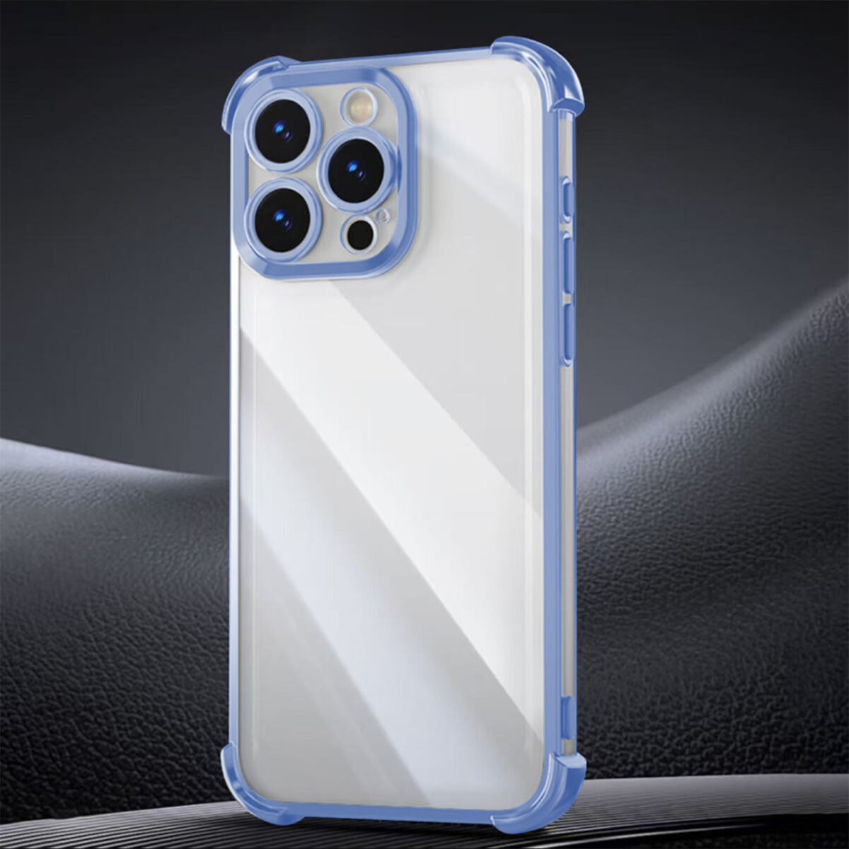 Anti Shock Chrome case for Samsung Galaxy S25 blue - Image 6