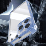 Anti Shock Chrome case for Samsung Galaxy S25 blue - Image 7