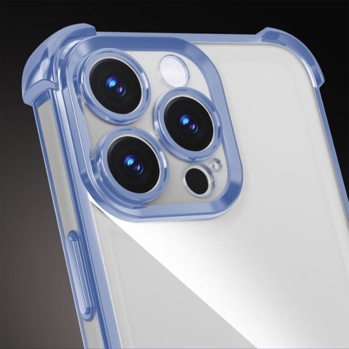 Anti Shock Chrome case for Samsung Galaxy S25 blue - Image 8