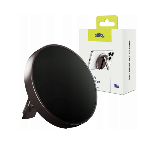 Allity AWC-210-15WMS wireless charger 15W graphite 2in1