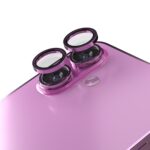 Etteri camera lens protector for iPhone 16 / 16 Plus rose pink