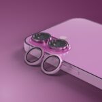 Etteri camera lens protector for iPhone 16 / 16 Plus rose pink - Image 4