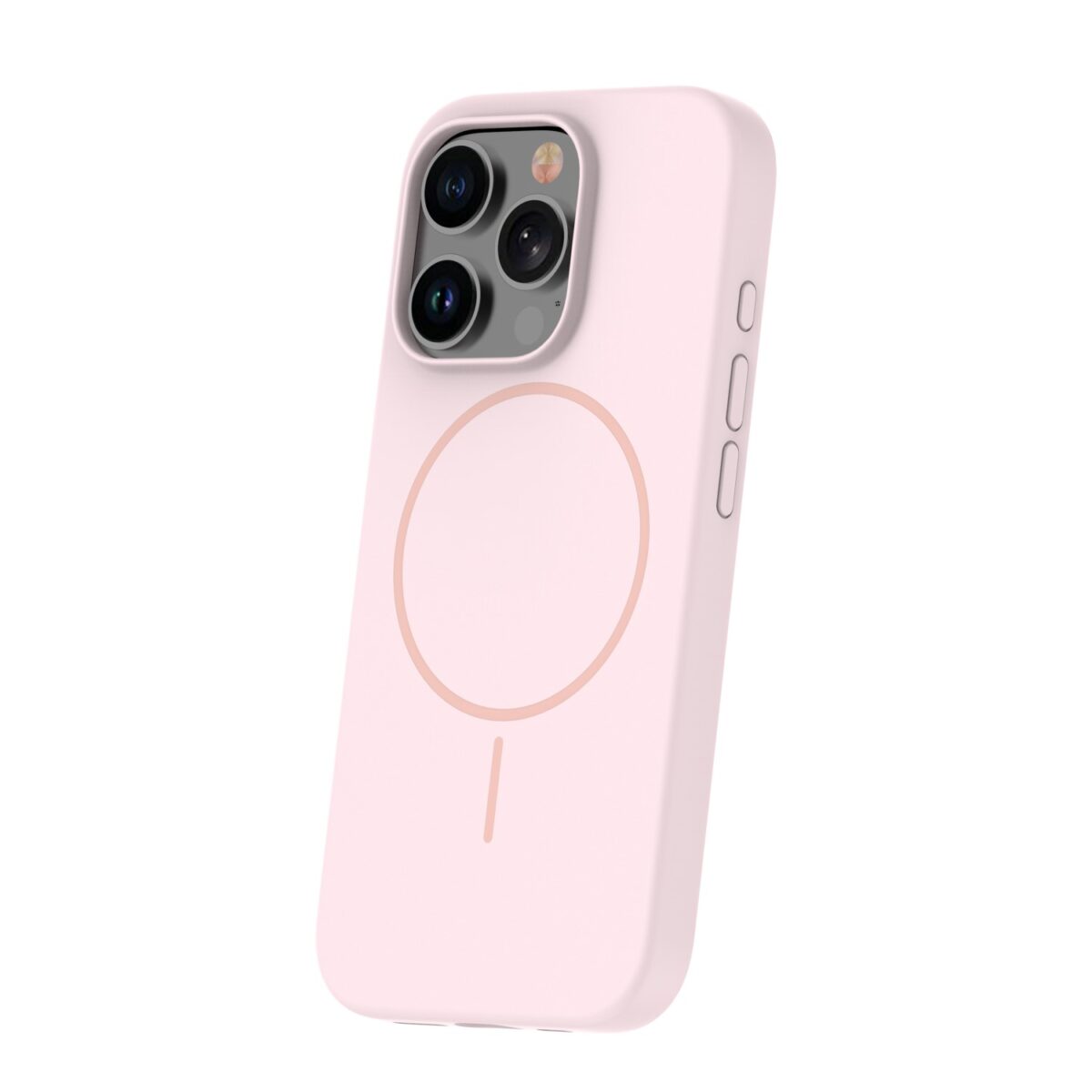 Silicone Thin Mag case for iPhone 13 Pro 6,1 light pink - Image 3