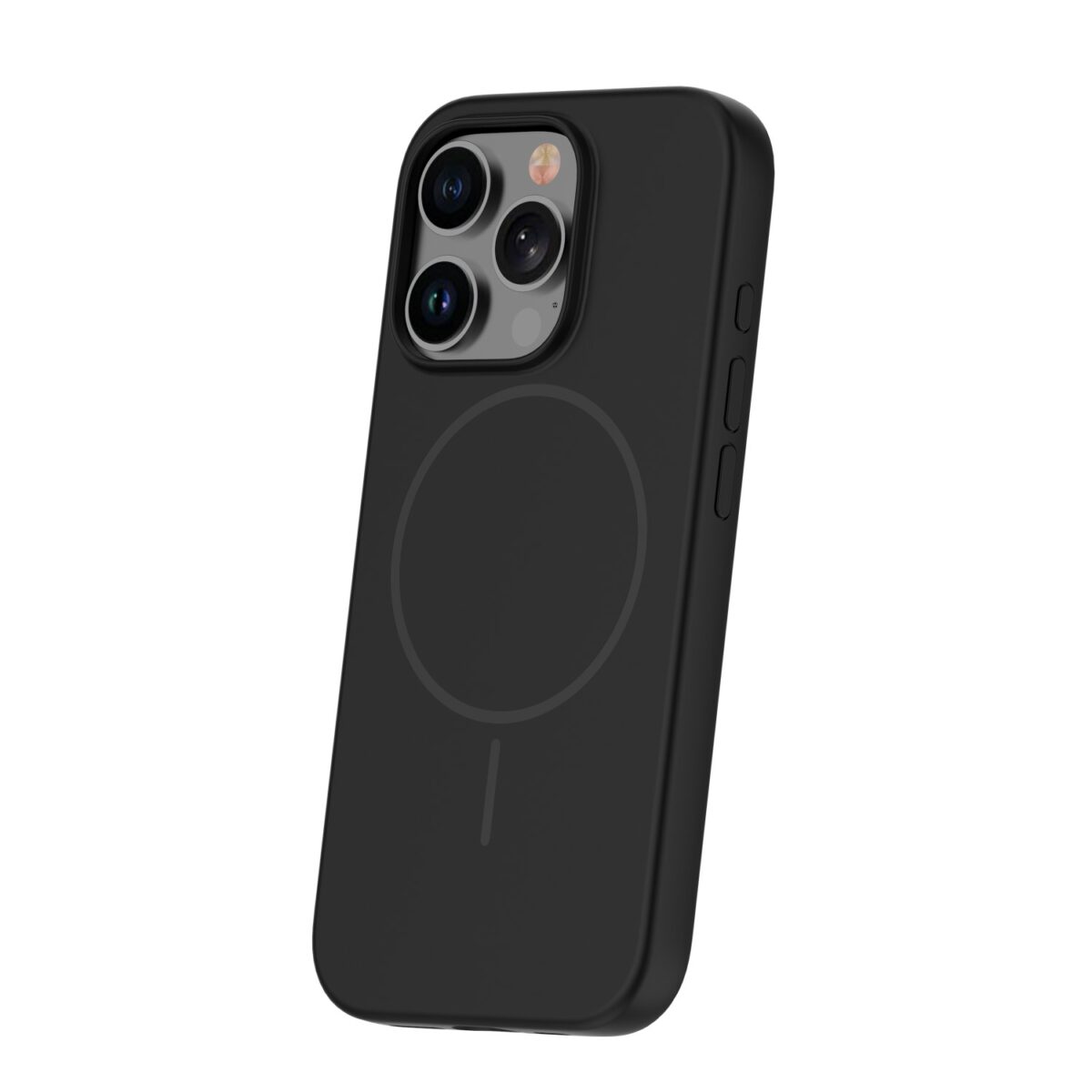 Silicone Thin Mag case for iPhone 15 6,1 black - Image 3