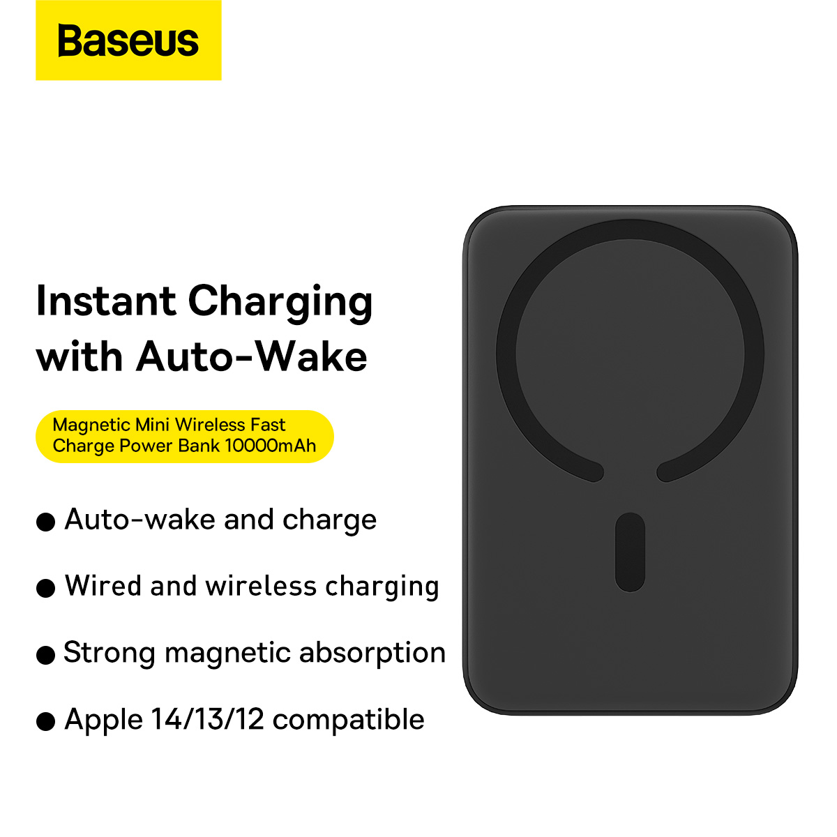 394518_oryg Baseus power bank magnetic Mini 20W 10000mAh black - Image 16