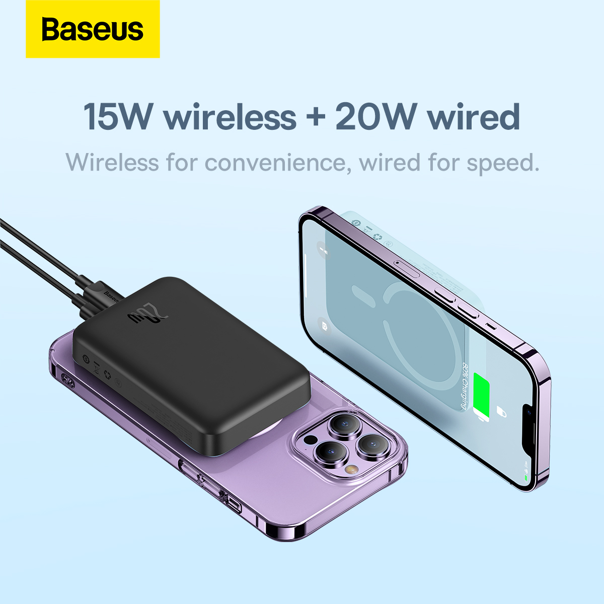 394520_oryg Baseus power bank magnetic Mini 20W 10000mAh black - Image 18