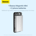 Baseus power bank magnetic Mini 20W 10000mAh black - Image 20