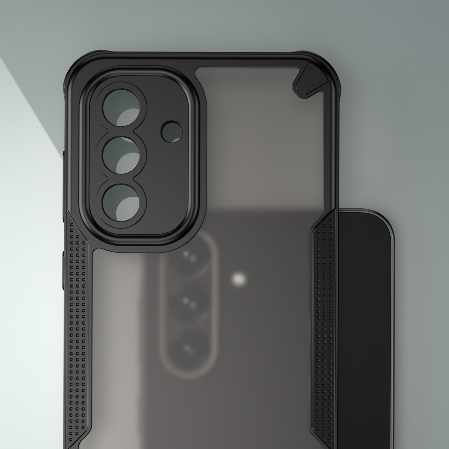 444735_oryg Defender Matt case for Samsung Galaxy A56 5G black - Image 4