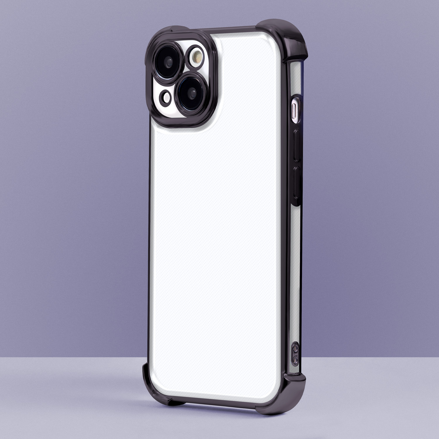 449590_oryg-2 Anti Shock Chrome case for Xiaomi Redmi Note 14 4G black - Image 4