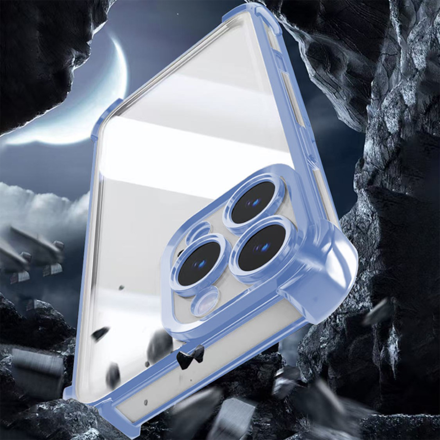 449601_oryg Anti Shock Chrome case for Xiaomi Redmi Note 14 4G (Global) blue (164.84 x 78.15 x 8.16 mm) - Image 7