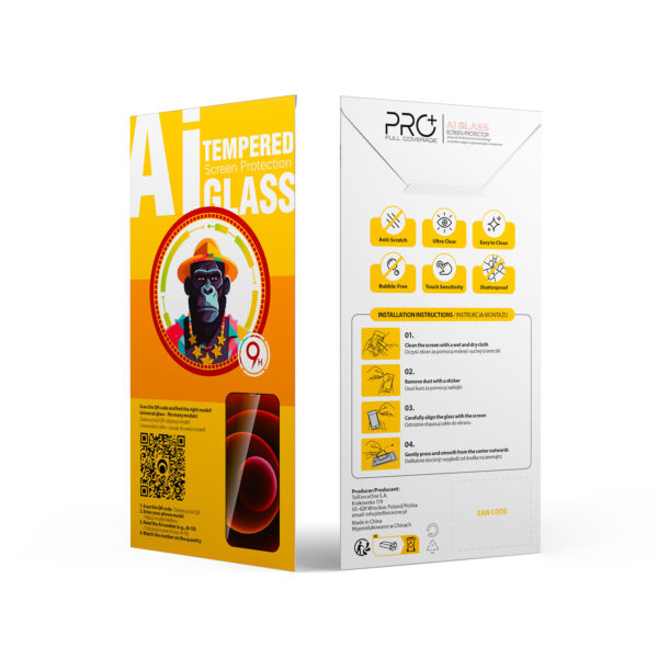 Universal tempered glass 9D OneFit AI-16 6,5