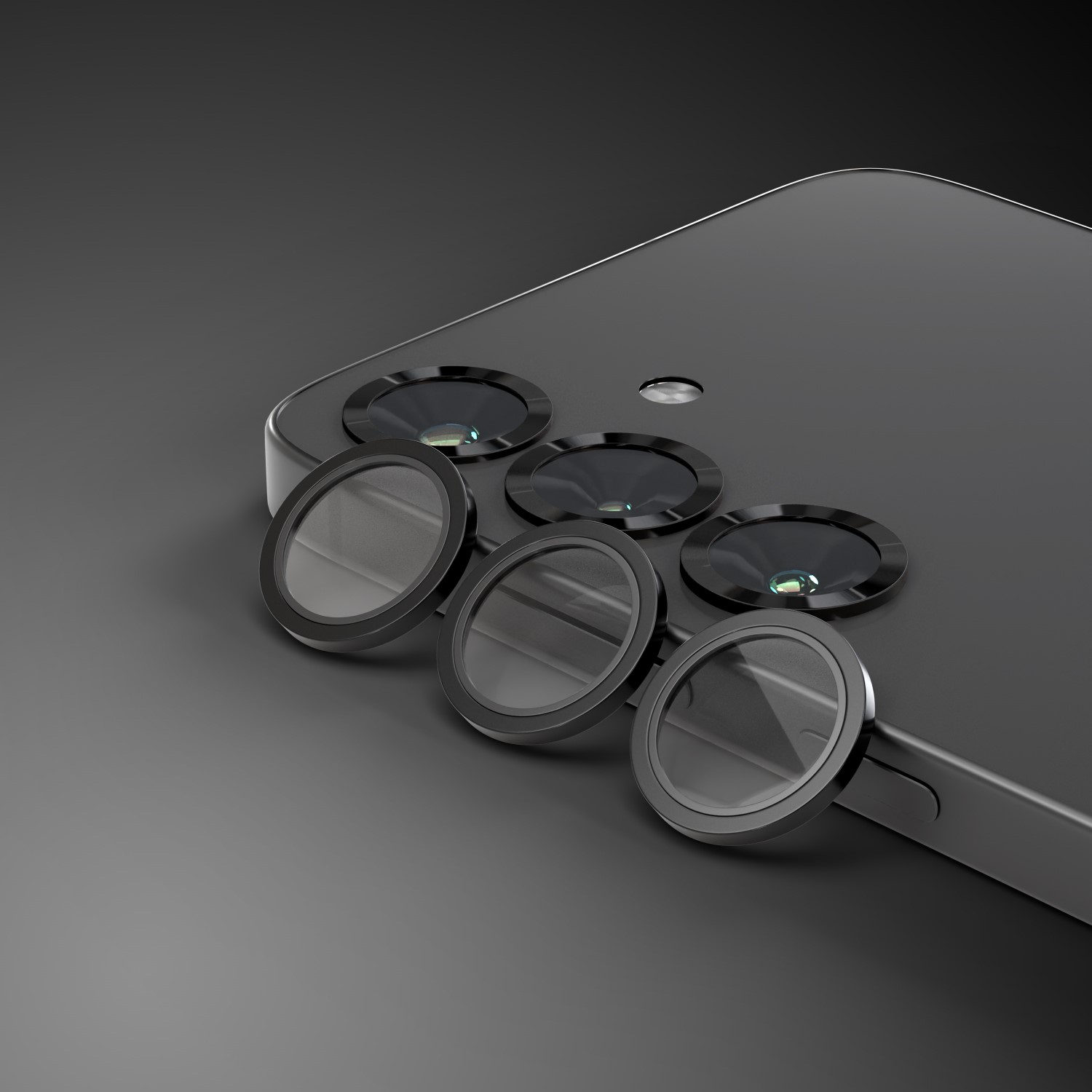 472741_oryg Etteri camera lens protector for Samsung S25 black - Image 3