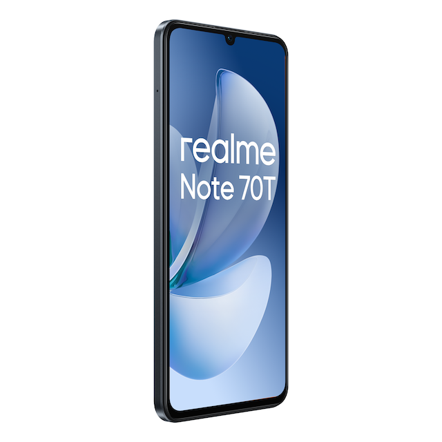 Note 70T_PDP_Black_left 45 Realme Note 70T 256GB Black - Image 4