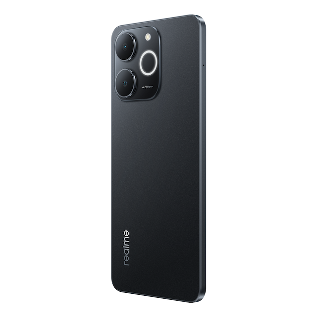 Note 70T_PDP_Black_right 45 back Realme Note 70T 256GB Black - Image 6