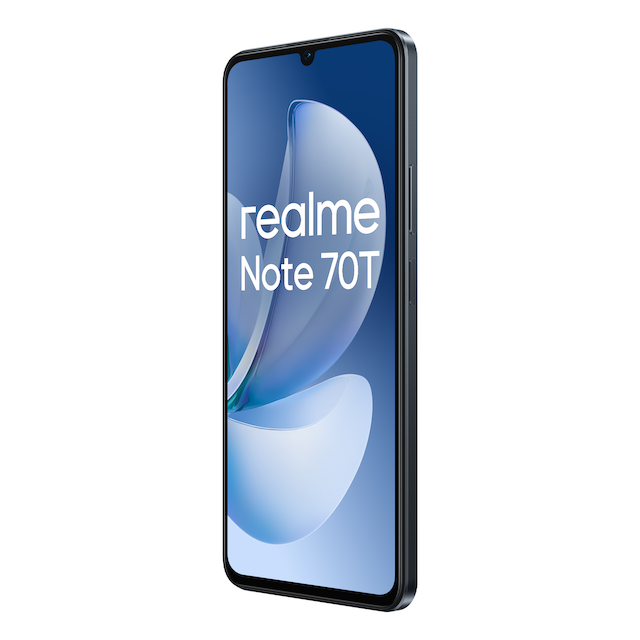 Note 70T_PDP_Black_right 45 Realme Note 70T 256GB Black - Image 5