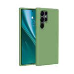 Etteri Silicone case for Samsung Galaxy S25 Ultra light green