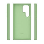 Etteri Silicone case for Samsung Galaxy S25 Ultra light green - Image 7