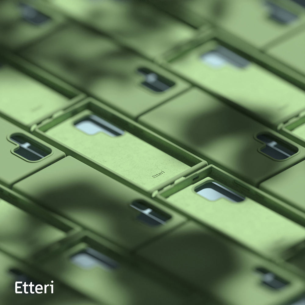 424823_oryg Etteri Silicone case for Samsung Galaxy S25 Ultra light green - Image 9