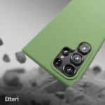 Etteri Silicone case for Samsung Galaxy S25 Ultra light green - Image 10