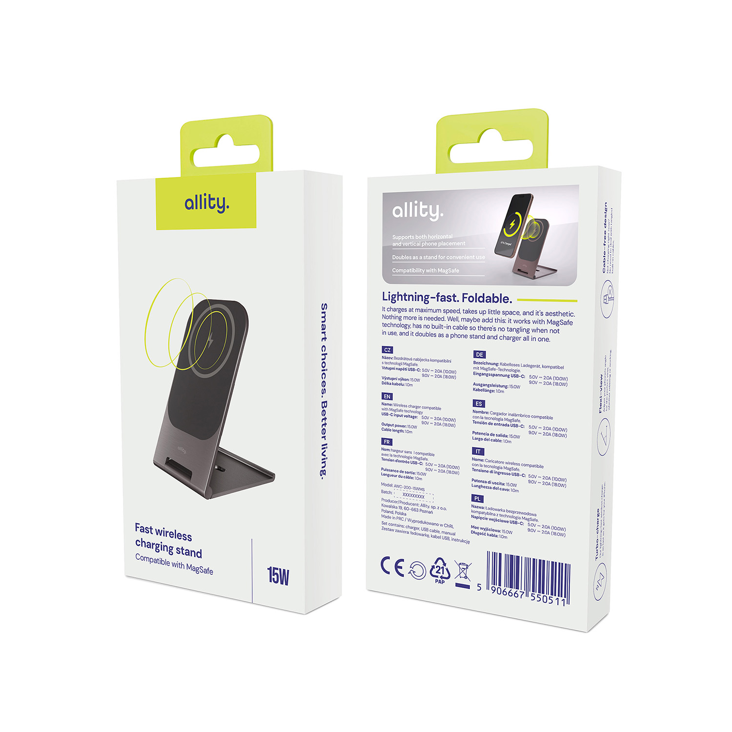 428832_oryg Allity AWC-200-15WMS wireless charger 15W graphite - Image 17